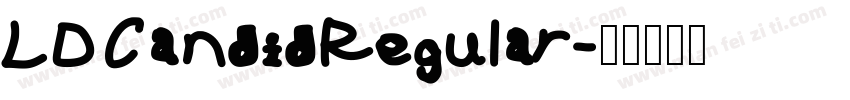 LD Candid Regular字体转换